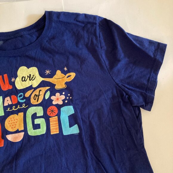 Vintage Disney Aladdin Jasmine Womens T Shirt Size XL Large Magic Genie Lamp - Picture 4 of 12